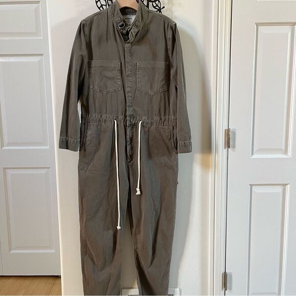 One Teaspoon Starship Jumpsuit in Dark Khaki M NWOT - Picture 2 of 15